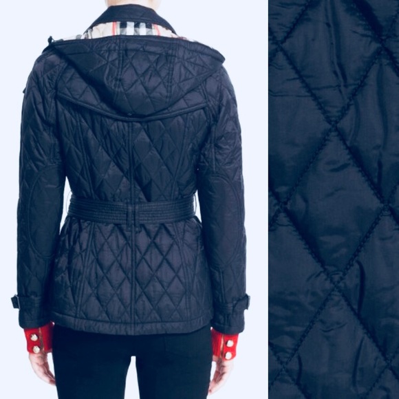 NWT burberry quilted with hood jacket - Picture 4 of 8